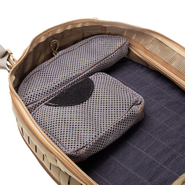 Bolso tela e Velcro EMT 1812 - Cinza