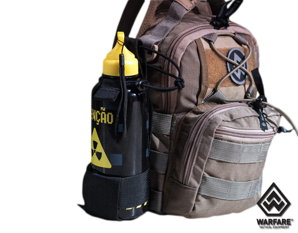 Porta Garrafa Squeeze Modular - Preto