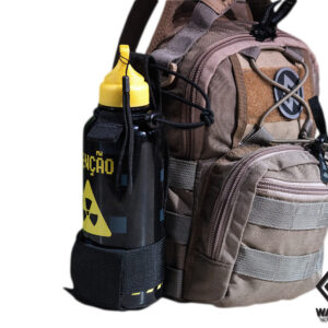 Porta Garrafa Squeeze Modular - Preto