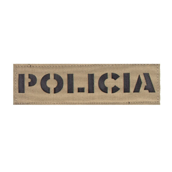 Patch Policia Laser Cut