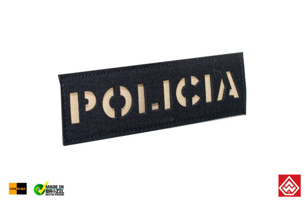 Patch Policia Laser Cut
