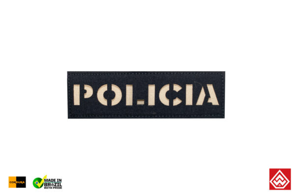 Patch Policia Laser Cut