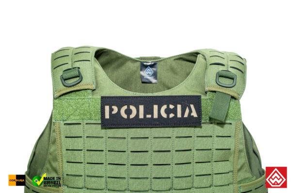 Patch Policia Laser Cut