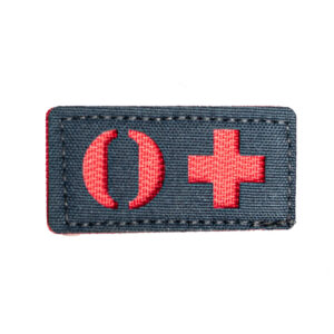 Patch Tipo Sanguíneo O Positivo - Azul Dark