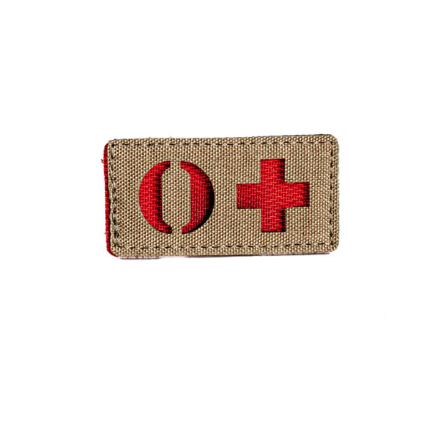 Patch Tipo Sanguíneo O Positivo - Azul Dark