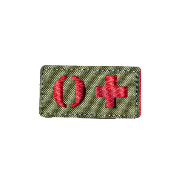 Patch Tipo Sanguíneo O Positivo - Azul Dark