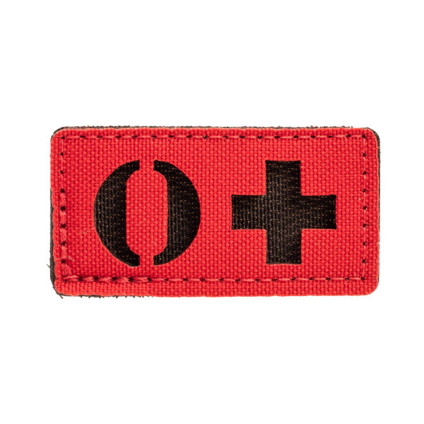 Patch Tipo Sanguíneo O Positivo - Azul Dark