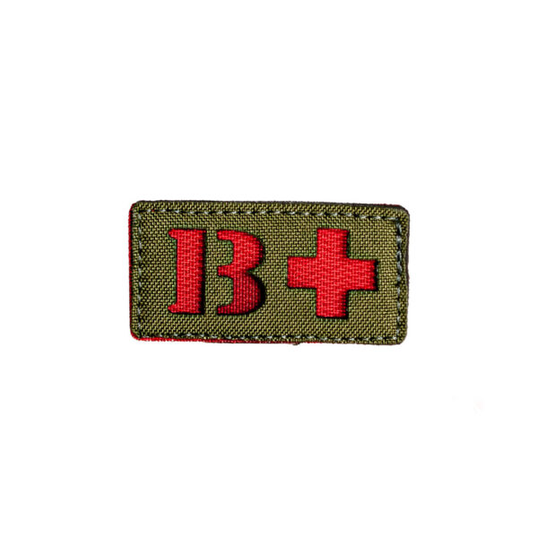 Patch Tipo Sanguíneo B Positivo - Azul Dark