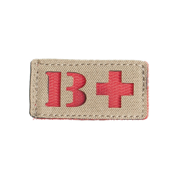Patch Tipo Sanguíneo B Positivo - Azul Dark