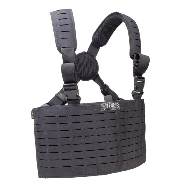Colete Suspensório Chest Rigs - Preta