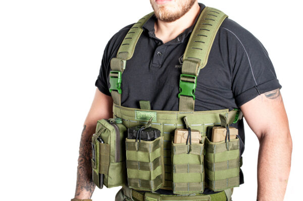 Colete Suspensório Modular Chest Rigs - Verde