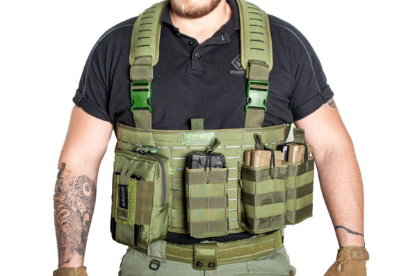 Colete Suspensório Modular Chest Rigs - Verde