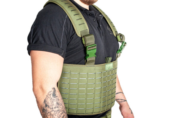 Colete Suspensório Modular Chest Rigs - Verde