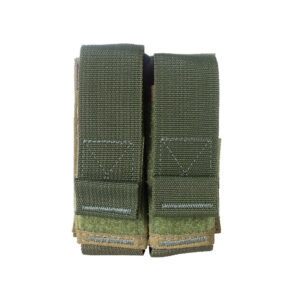 Porta Carregador Modular de Pistola Duplo - Verde