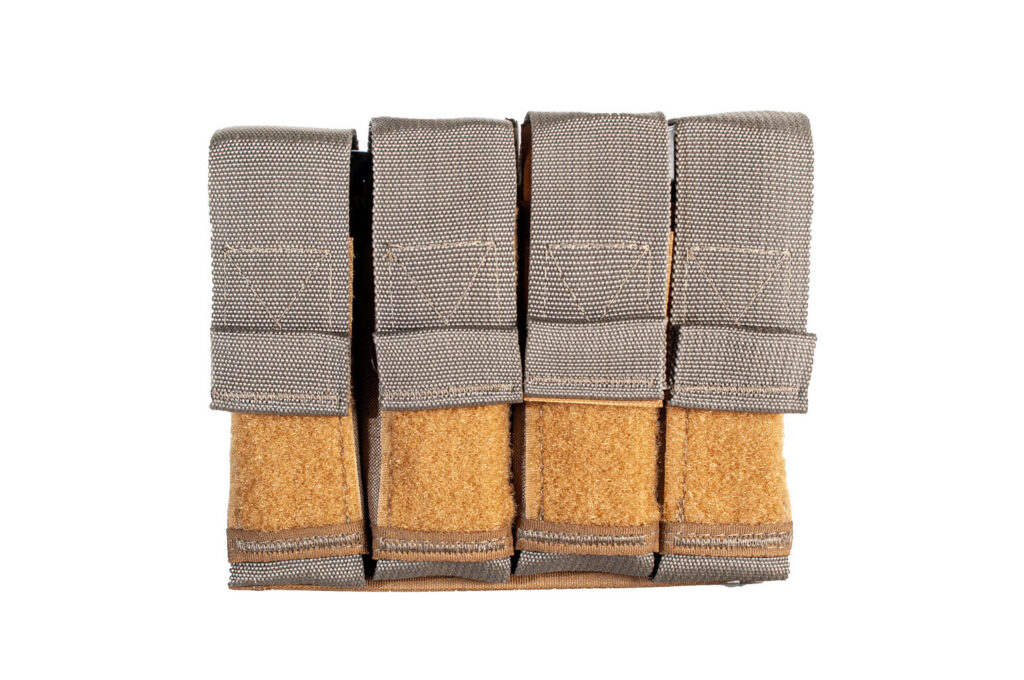 Porta Carregador Modular de Pistola Quadruplo - Coyote