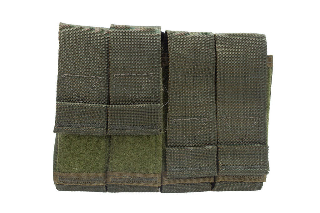 Porta Carregador Modular de Pistola Quadruplo - Verde