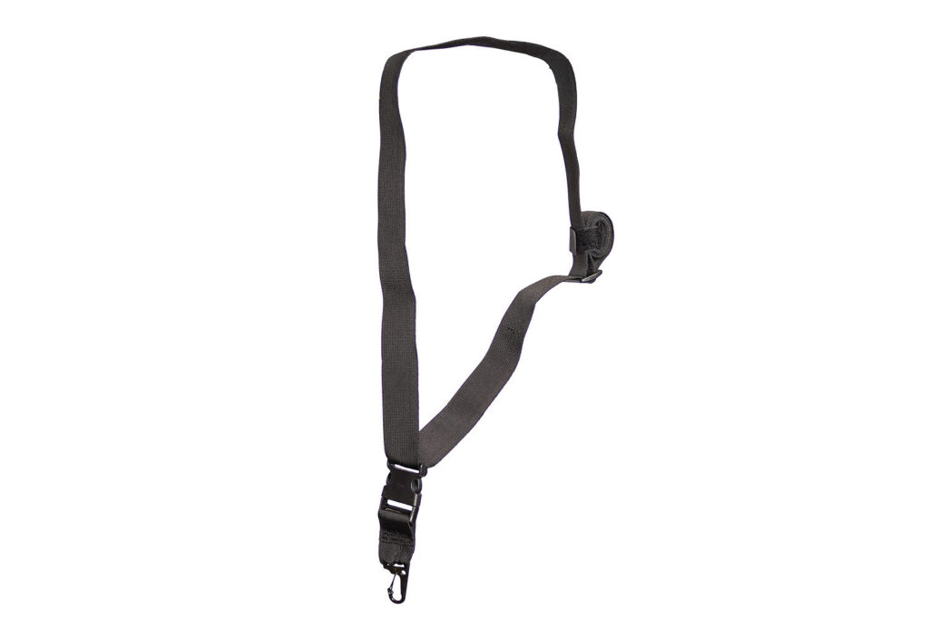 Bandoleira 1 Ponto Mosquetão 40MM- Preta