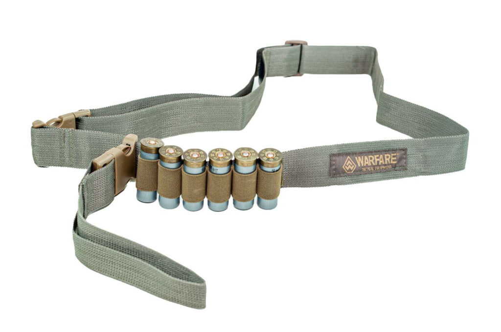 Bandoleira 1 Ponto Mosquetão cal12 - Coyote