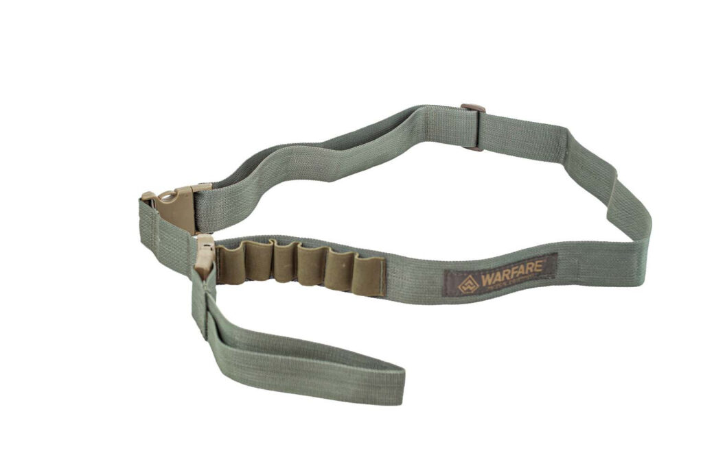 Bandoleira 1 Ponto Mosquetão cal12 - Verde