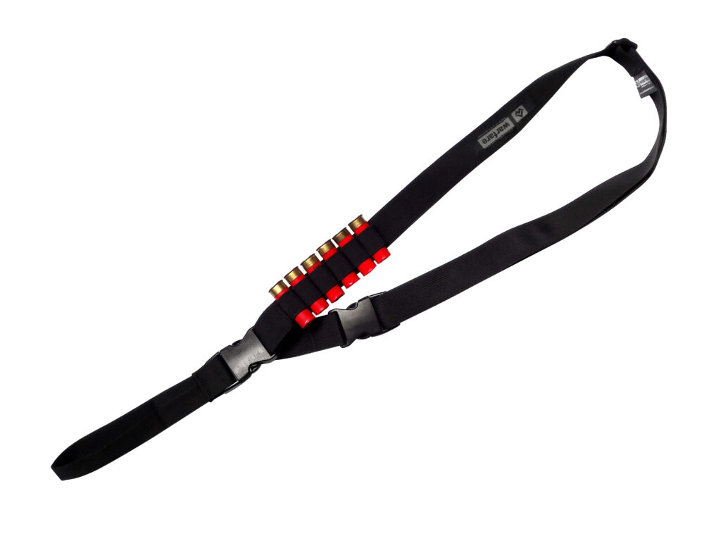 Bandoleira 1 Ponto Mosquetão cal12 - Preta