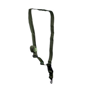 Bandoleira 1 Ponto Mosquetão 40MM -Verde