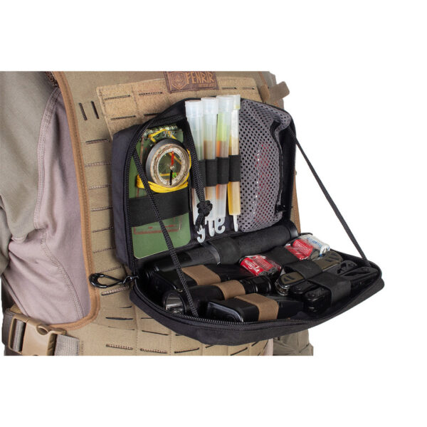 Bolso Modular Horizontal EDC Laser Cut - Preto