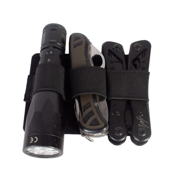 Organizador com Velcro Triplo - EDC - Preto