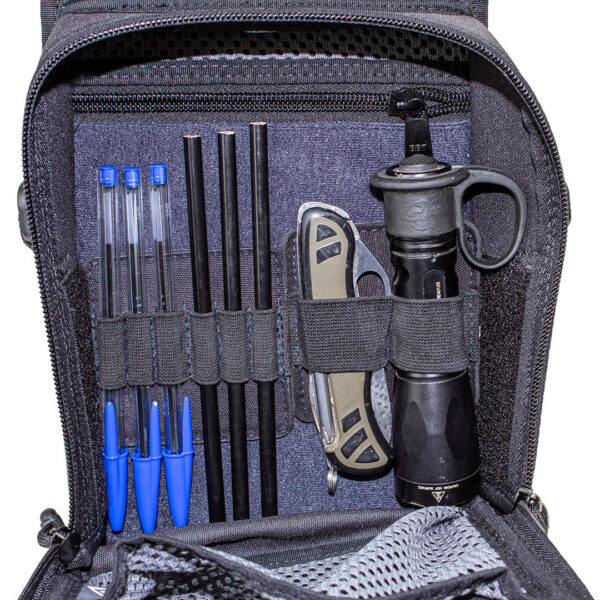 Organizador com Velcro Duplo - EDC - Preto