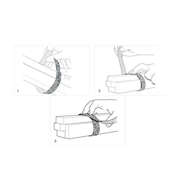 Kit Velcro Modular One Wrap para Fuzil - Preto