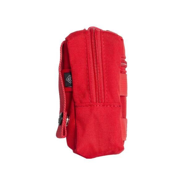 Bolso Modular Horizontal 2 Zip - Vermelho