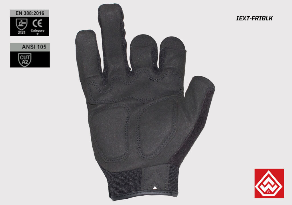 Luva Tatica Ironclad Command Tactical Framer Impact IEXT-FRIBLK - Preta