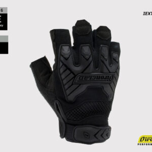 Luva Tatica Ironclad Command Tactical Fingerless Impact IEXT-FIBLK - Preta