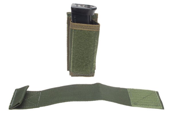 Porta Carregador de Pistola Modular Simples - Verde