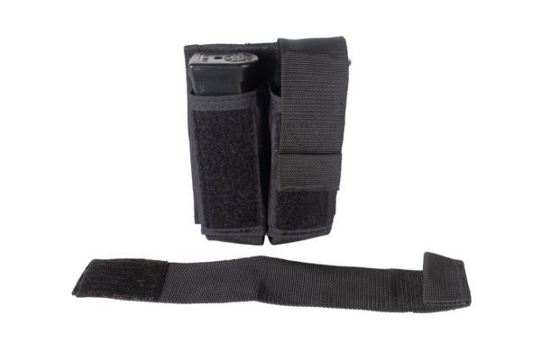 Porta Carregador Modular de Pistola Duplo - Preto