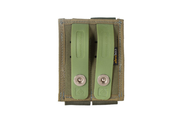 Porta Carregador Modular de Pistola Duplo - Verde