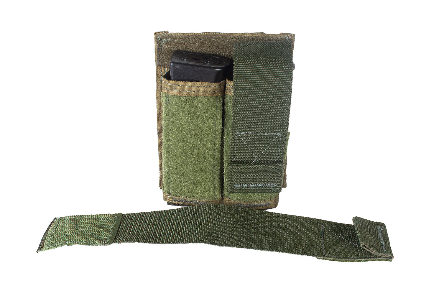 Porta Carregador Modular de Pistola Duplo - Verde