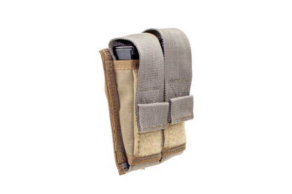 Porta Carregador Modular de Pistola Duplo - Coyote