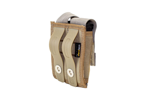 Porta Carregador Modular de Pistola Duplo - Coyote