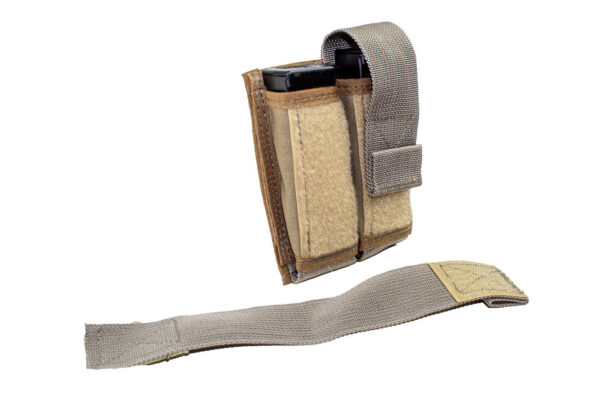 Porta Carregador Modular de Pistola Duplo - Coyote