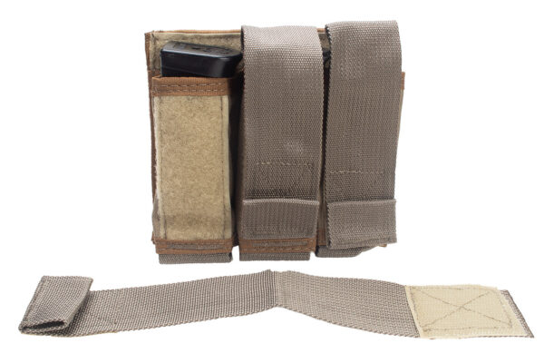 Porta Carregador Modular de Pistola Triplo - Coyote