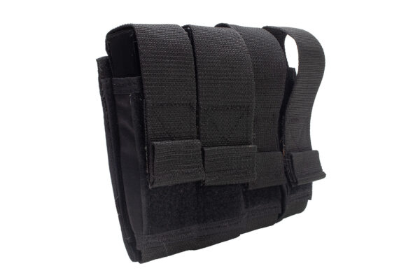 Porta Carregador Modular de Pistola Quadruplo - Preto