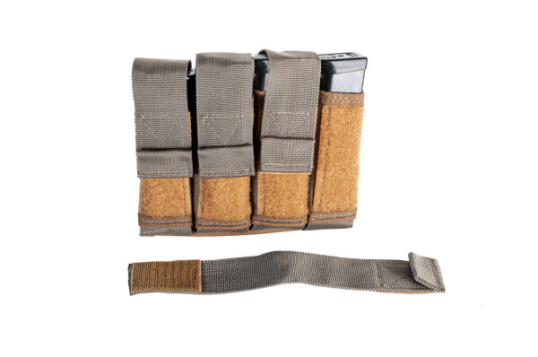 Porta Carregador Modular de Pistola Quadruplo - Coyote