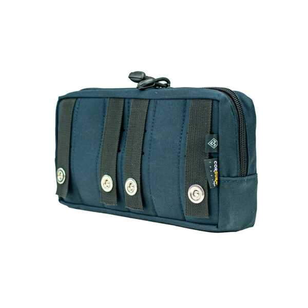 Bolso Modular Horizontal 2 zip Laser Cut - Azul Dark
