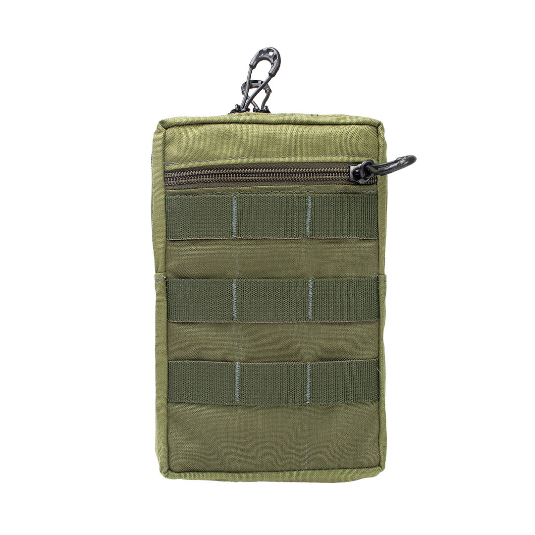 Bolso Modular Vertical 2 zip - Verde
