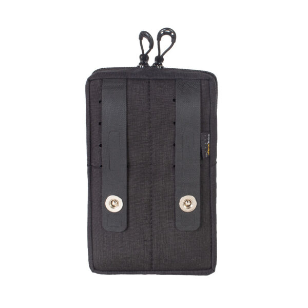 Bolso Modular Vertical 2 Zip Laser Cut - Preto