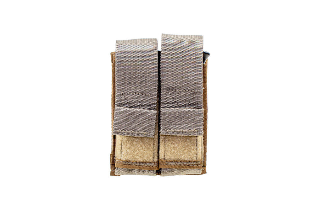 Porta Carregador Modular de Pistola Duplo - Coyote