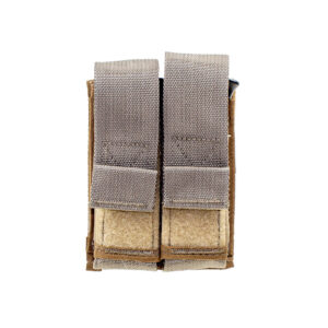 Porta Carregador Modular de Pistola Duplo - Coyote