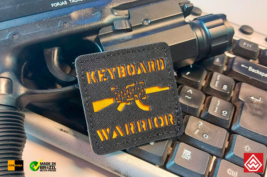Patch Keyboard Warrior - Preto