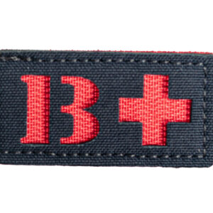 Patch Tipo Sanguíneo B Positivo - Azul Dark