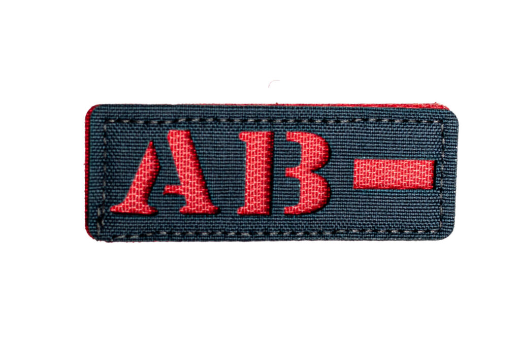 Patch Tipo Sanguíneo AB Negativo